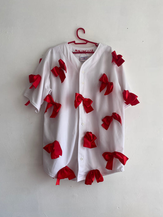 camisa laços baseball