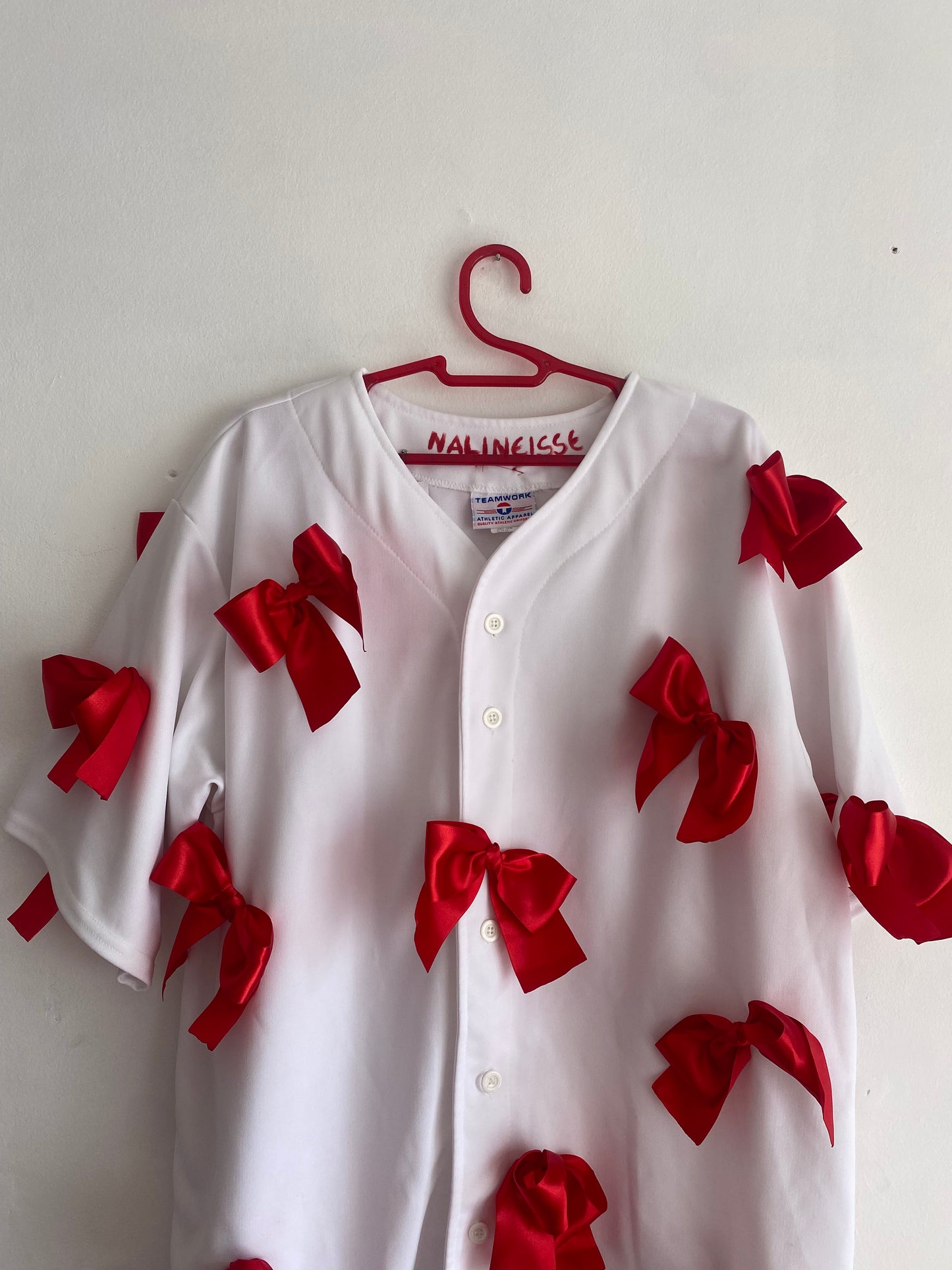 camisa laços baseball