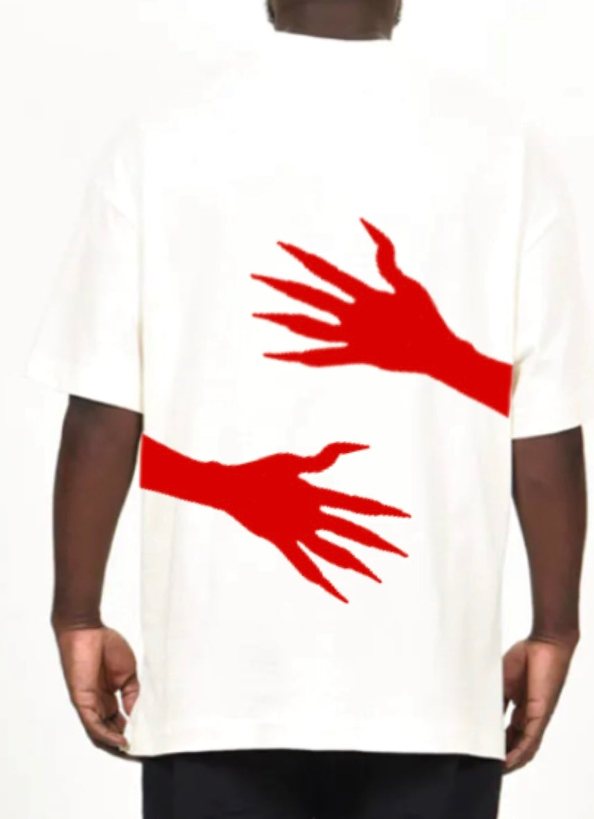 camiseta hands on 2