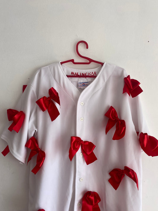 camisa laços baseball