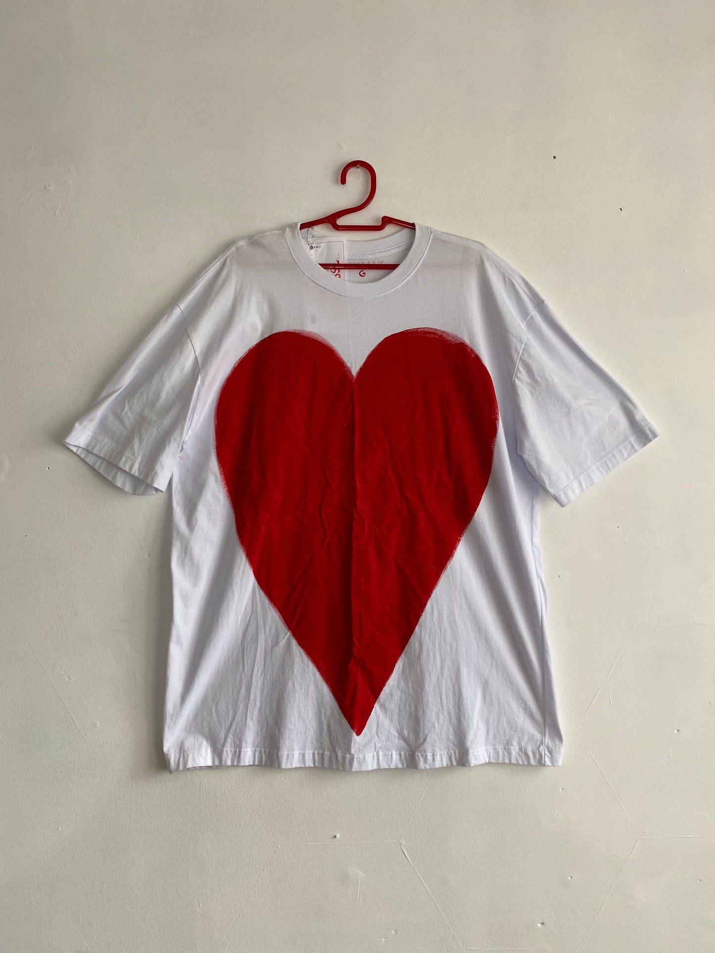 camiseta toda coração <3