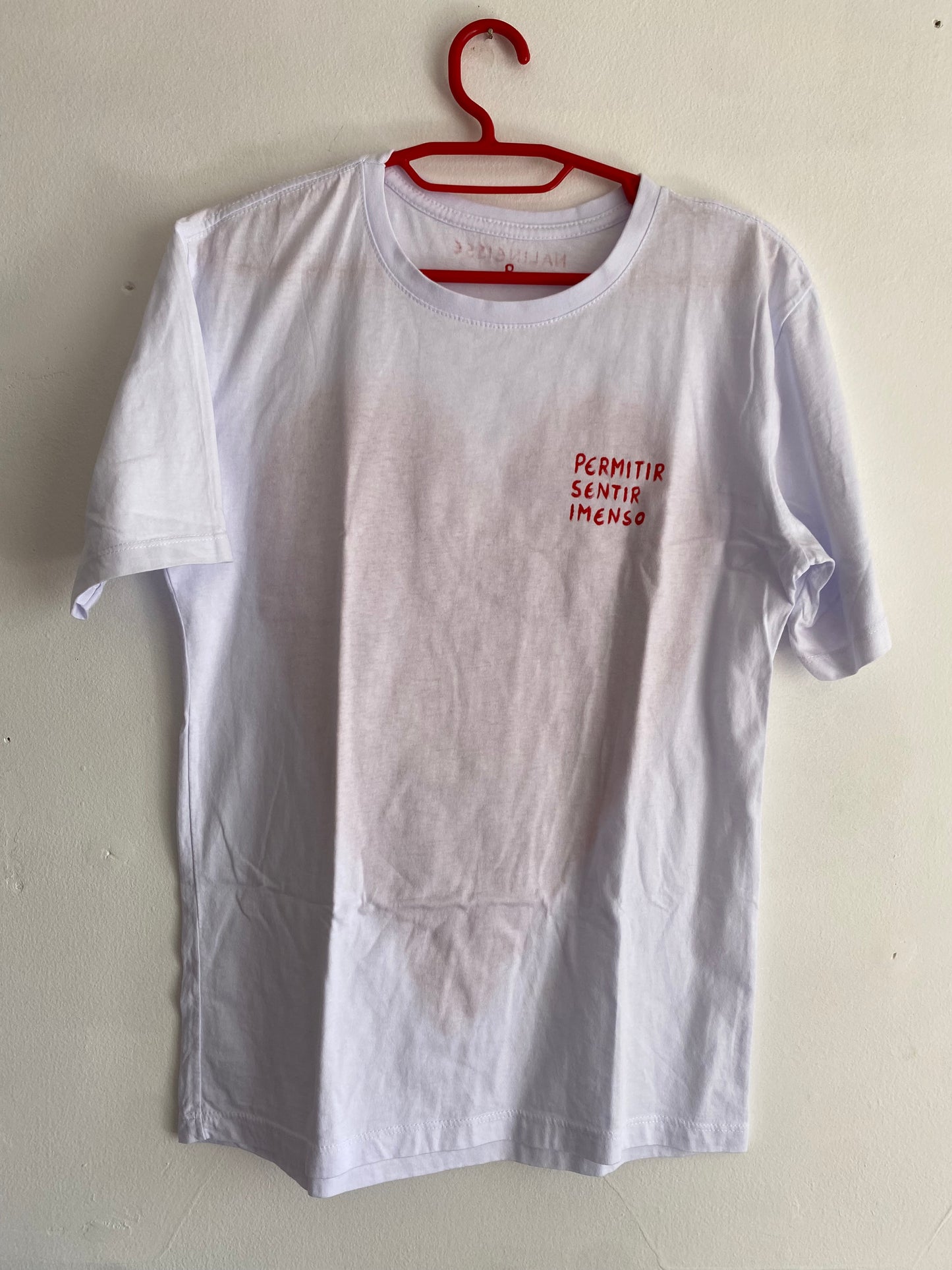 camiseta permitir sentir imenso <3